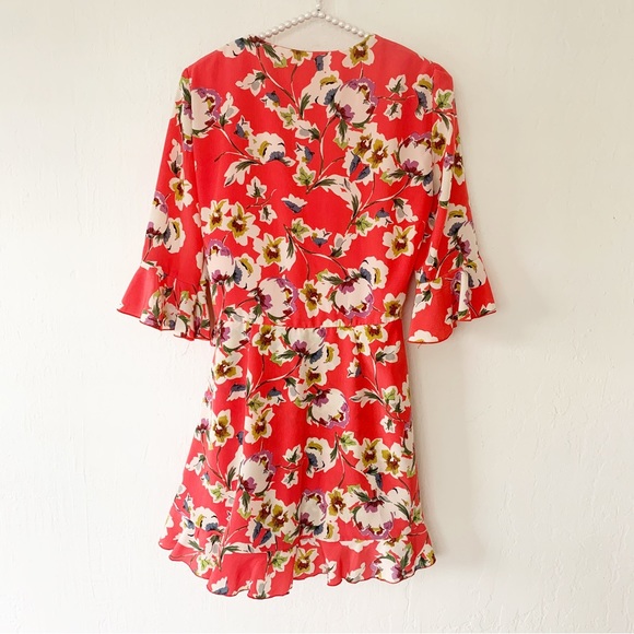 Zara Floral Wrap Romper Dress - Picture 9 of 15